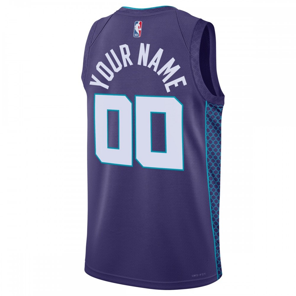 Charlotte Hornets Jordan Brand Unisex 2022/23 Swingman Custom Jersey - Statement Edition - Teal-Pro Kit Vault | Brand New 26/27 Sports Jerseys